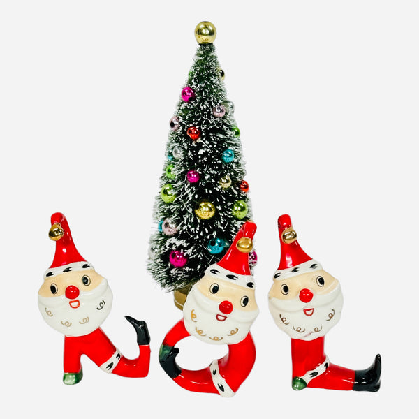 Vintage Christmas Holt Howard NOEL Santa's Figurines