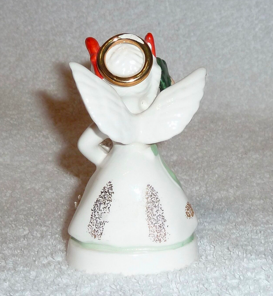Details about  Vintage Napco Birthday Angel March St. Patrick Day Shamrock 1950s Figurine