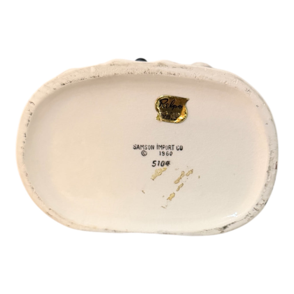 Vintage Relpo Holt Howard Noel Football Santa Planter Ultra-Rare MCM Christmas Japan