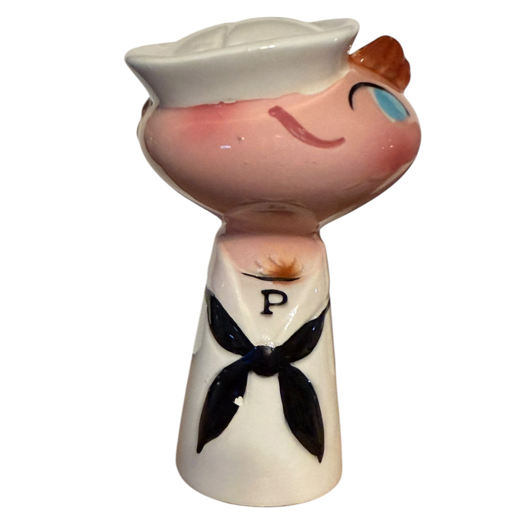 Vintage Holt Howard Bell Bottom Gobs Sailor Salt and Pepper Shakers Pixieware Figurines 1960 Japan MCM