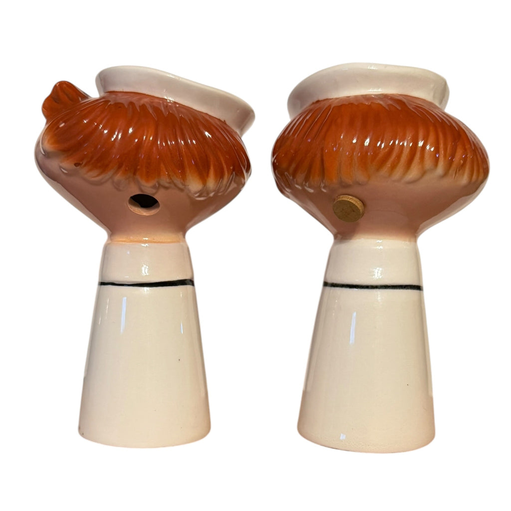 Vintage Holt Howard Bell Bottom Gobs Sailor Salt and Pepper Shakers Pixieware Figurines 1960 Japan MCM