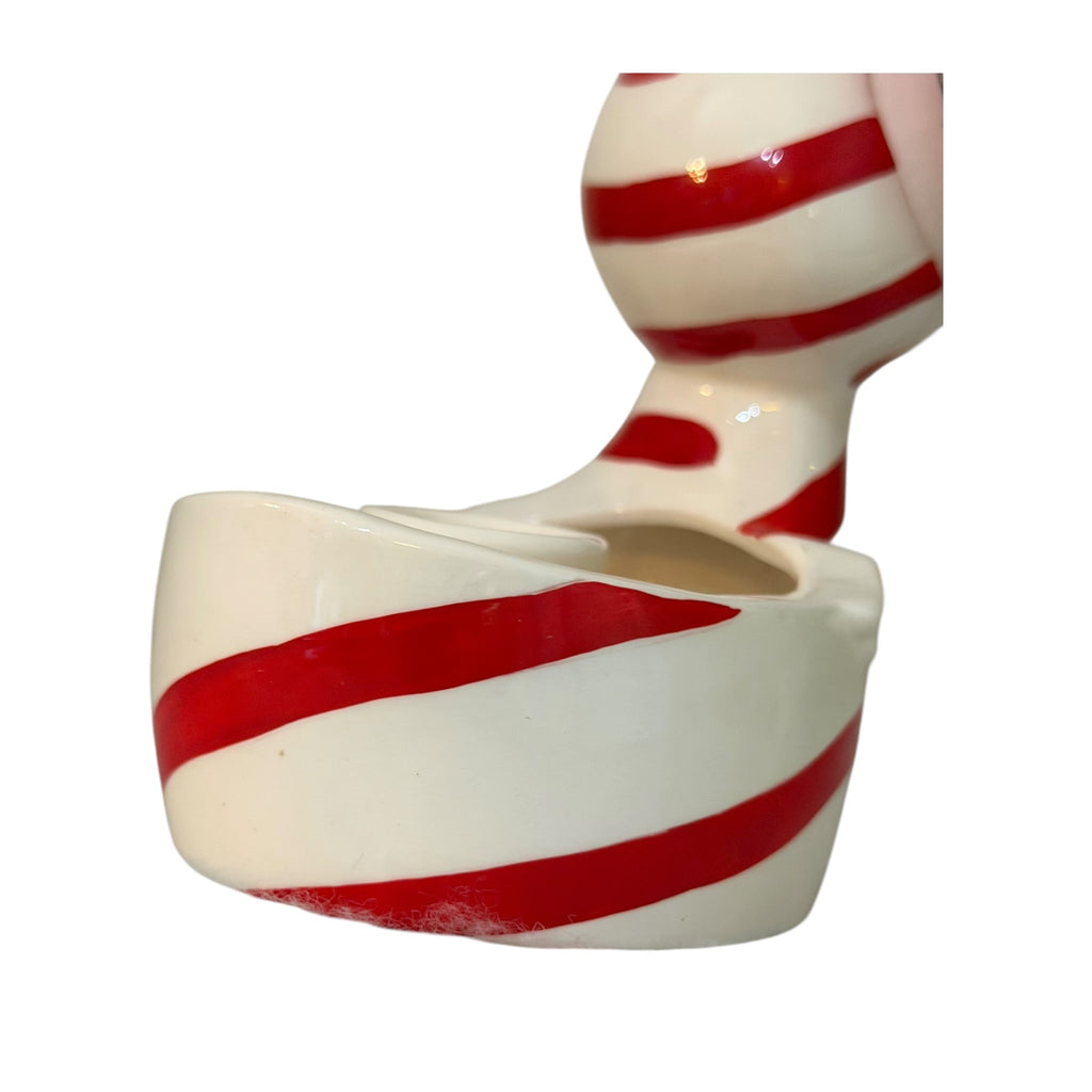 Vintage Holt Howard Lil’ Candy Cane Angel Planter and Candle Holder MCM Japan