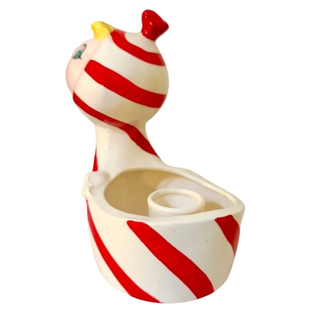 Vintage Holt Howard Lil’ Candy Cane Angel Planter Candle Holder MCM Japan Kitsch