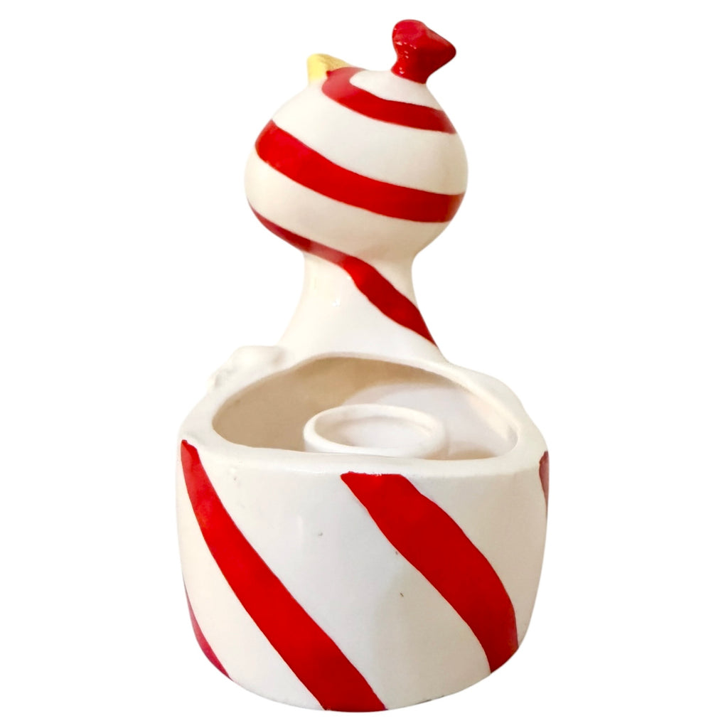 Vintage Holt Howard Lil’ Candy Cane Angel Planter Candle Holder MCM Japan Kitsch
