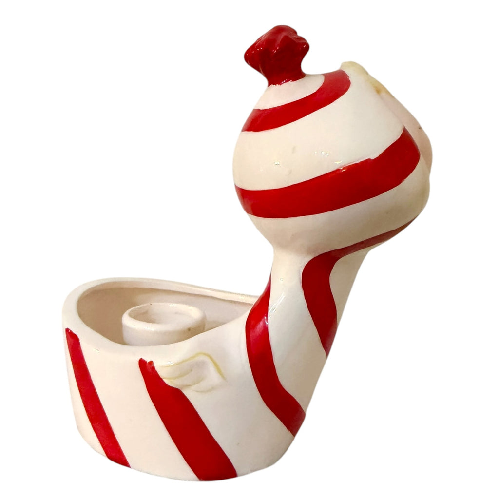 Vintage Holt Howard Lil’ Candy Cane Angel Planter Candle Holder MCM Japan Kitsch