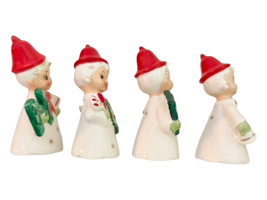Vintage Christmas Extremely Rare NOEL Bell Set by World Creations by Grimco 1950s Japan MCM Holt Howard