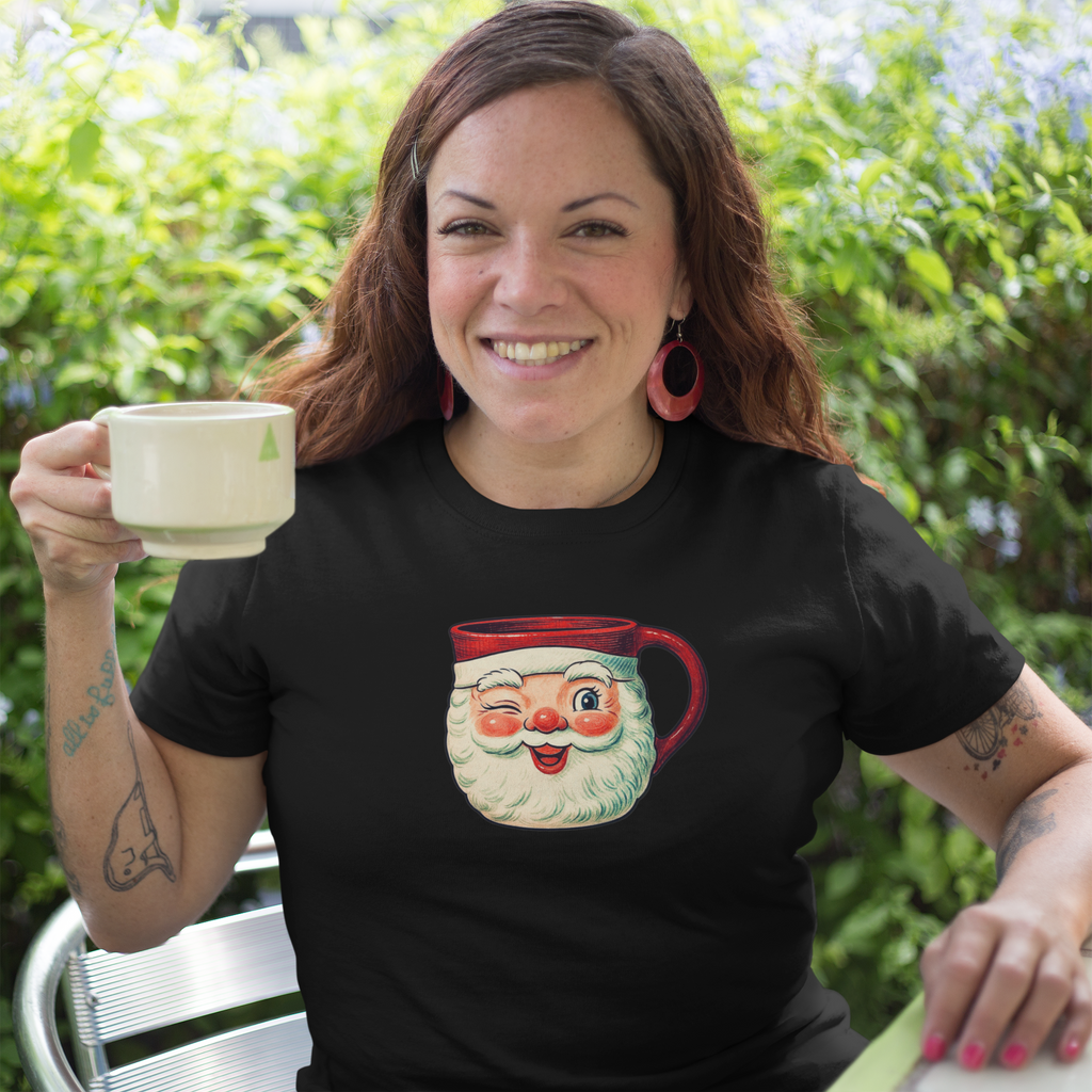 Vintage Holt Howard Santa Mug T-Shirt