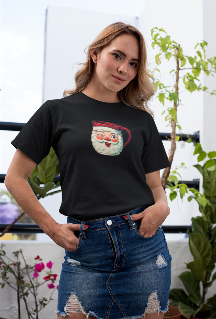 Vintage Holt Howard Santa Mug T-Shirt