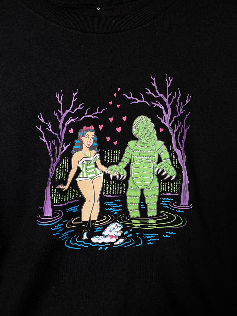 Retro Horror, Rockabilly, Pinup, Creature From The Black Lagoon 