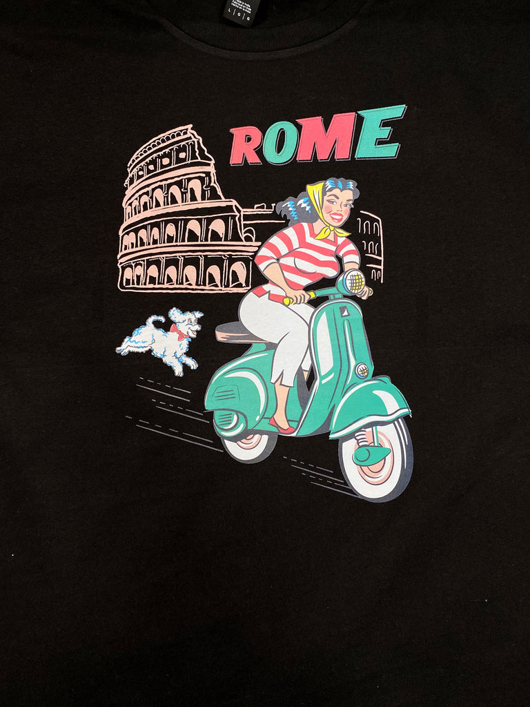 UNISEX Rome Italy Vespa Tee