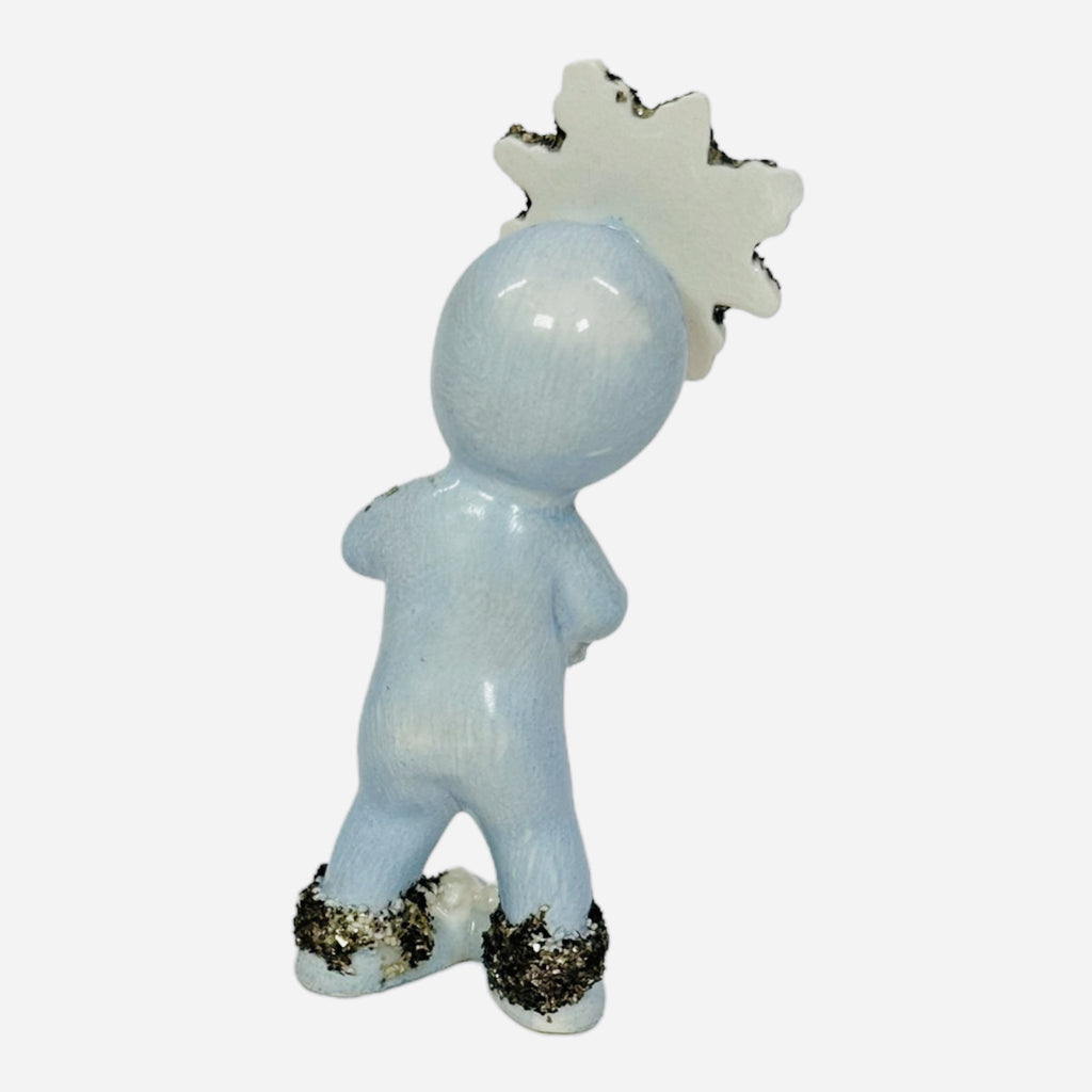 Vintage Holt Howard Lefton Snowbaby Pixie Elf Blue Figurine1950s Japan RARE
