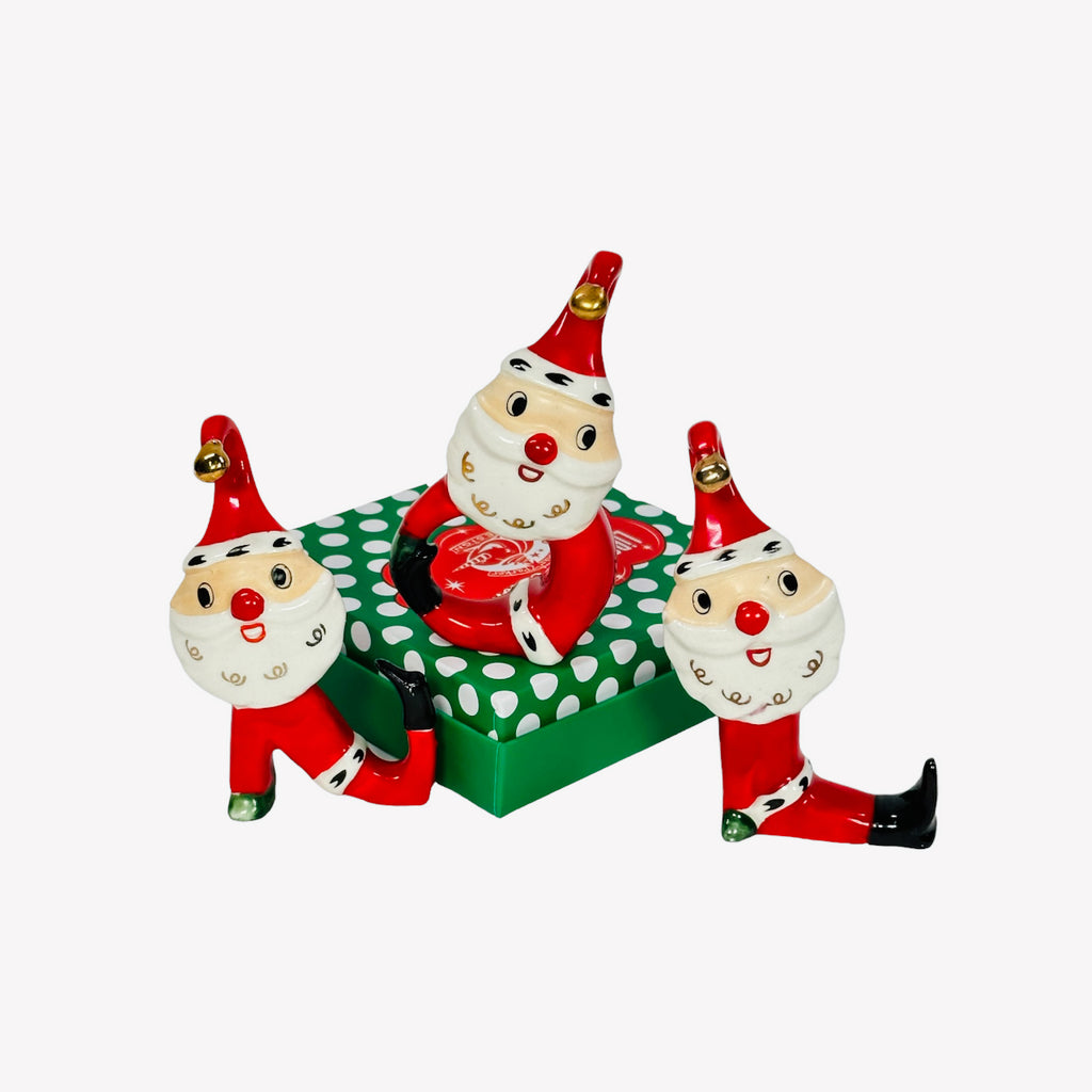 Vintage Christmas Holt Howard NOEL Santa’s Figurines Ornaments 1959 Japan Set of 3 NOL