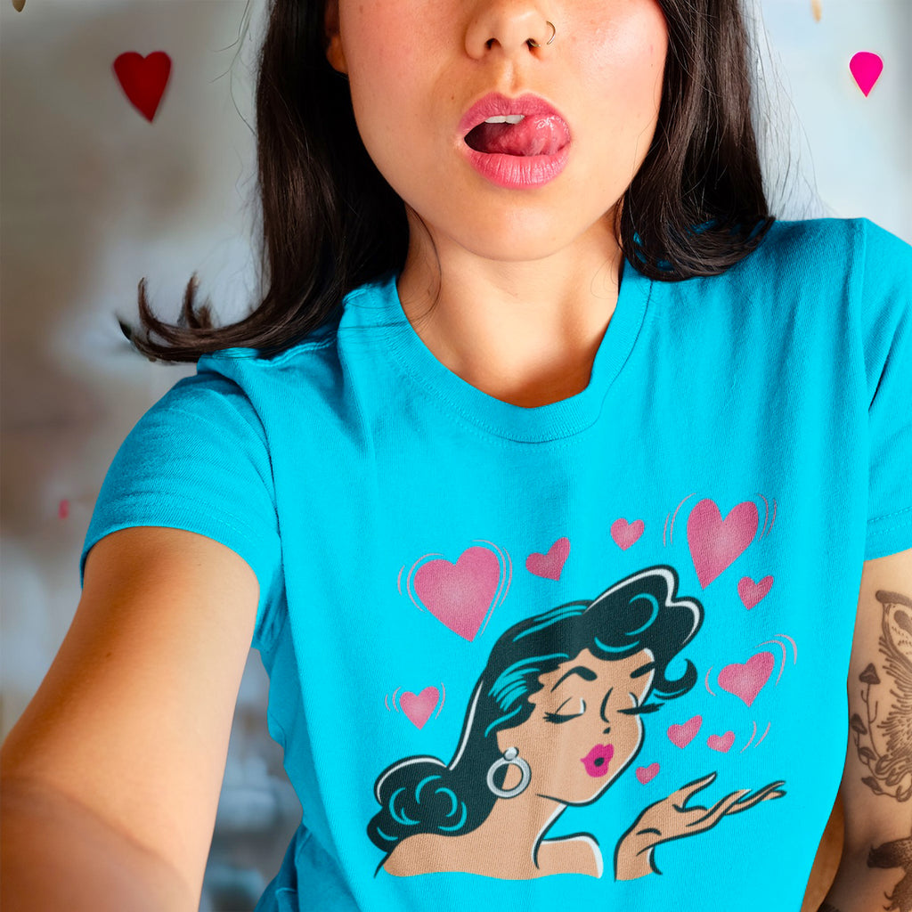 Vintage Pinup Valentine Vixen Top