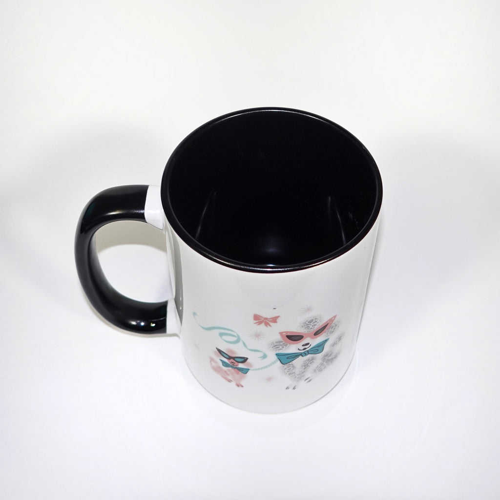 Kitschy Poodle Coffee Mug