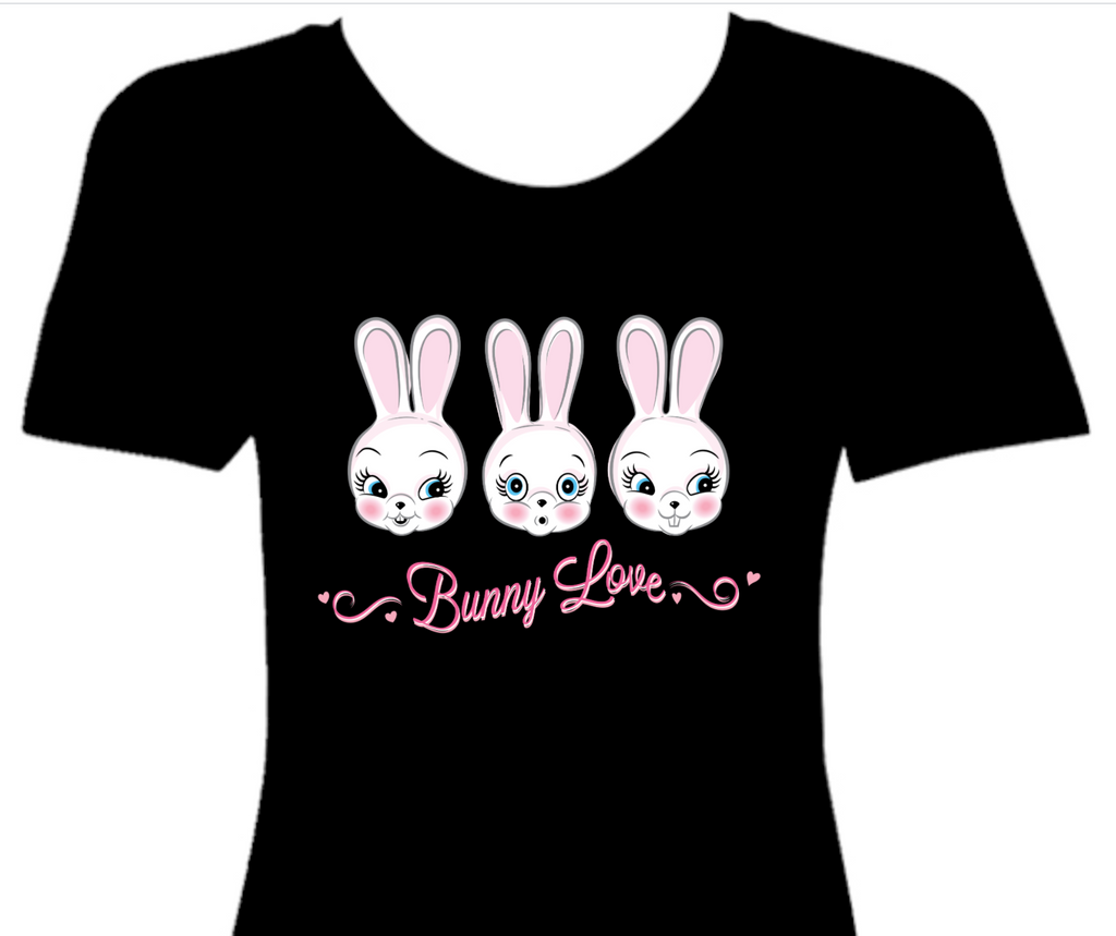 Kitschy Vintage Bunny Love T-Shirt