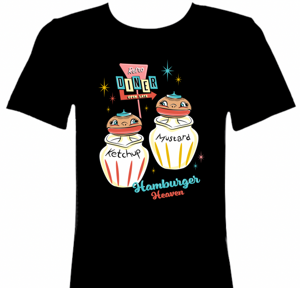 Hamburger Heaven Ladies T-Shirt