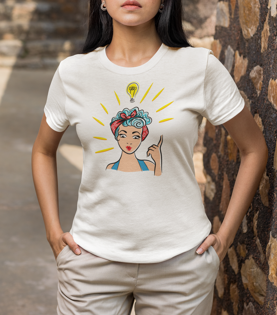 Light Bulb Moment White T-Shirt