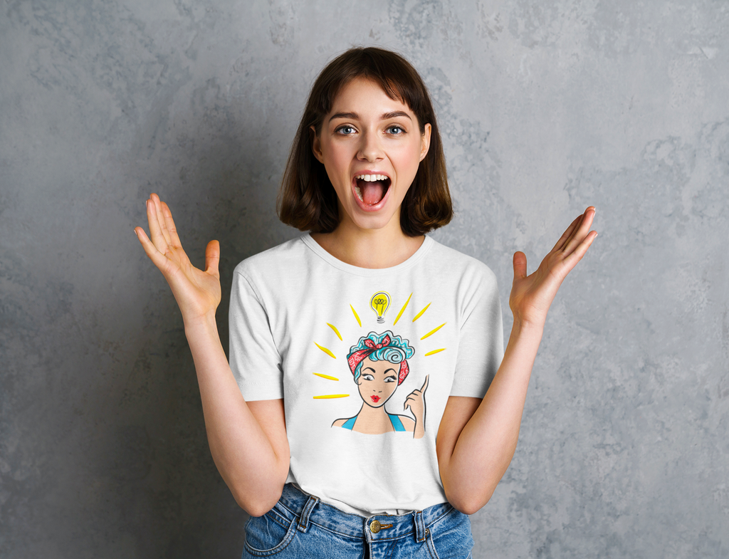 Light Bulb Moment White T-Shirt