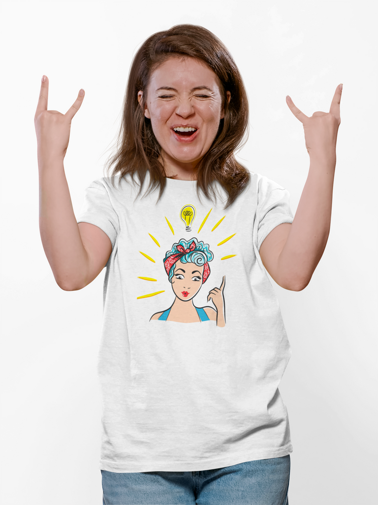 Light Bulb Moment White T-Shirt