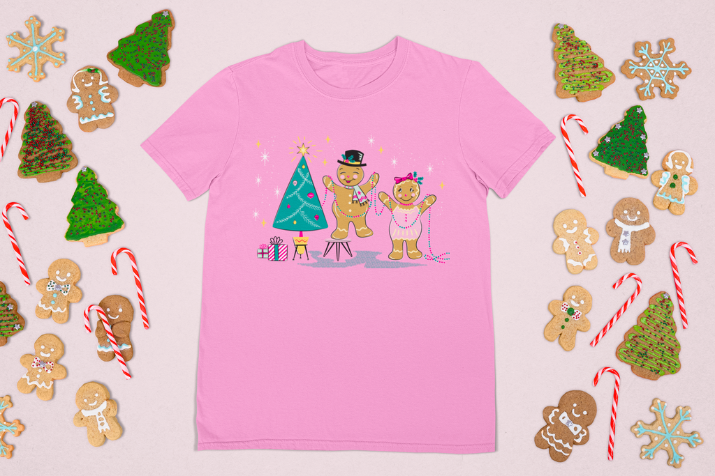 Sugar Cookie Pink Gingerbread T-Shirt