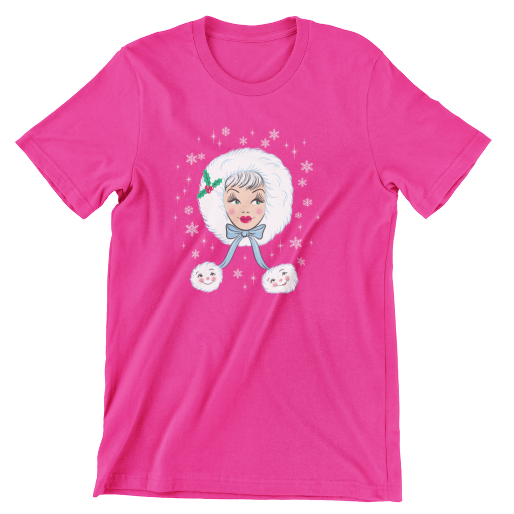 Peppermint Doll Kitschmas Vintage Christmas Sugar Plum Pink Men's Unisex T-Shirt