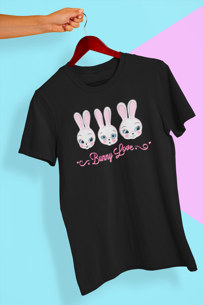 Kitschy Vintage Bunny Love T-Shirt