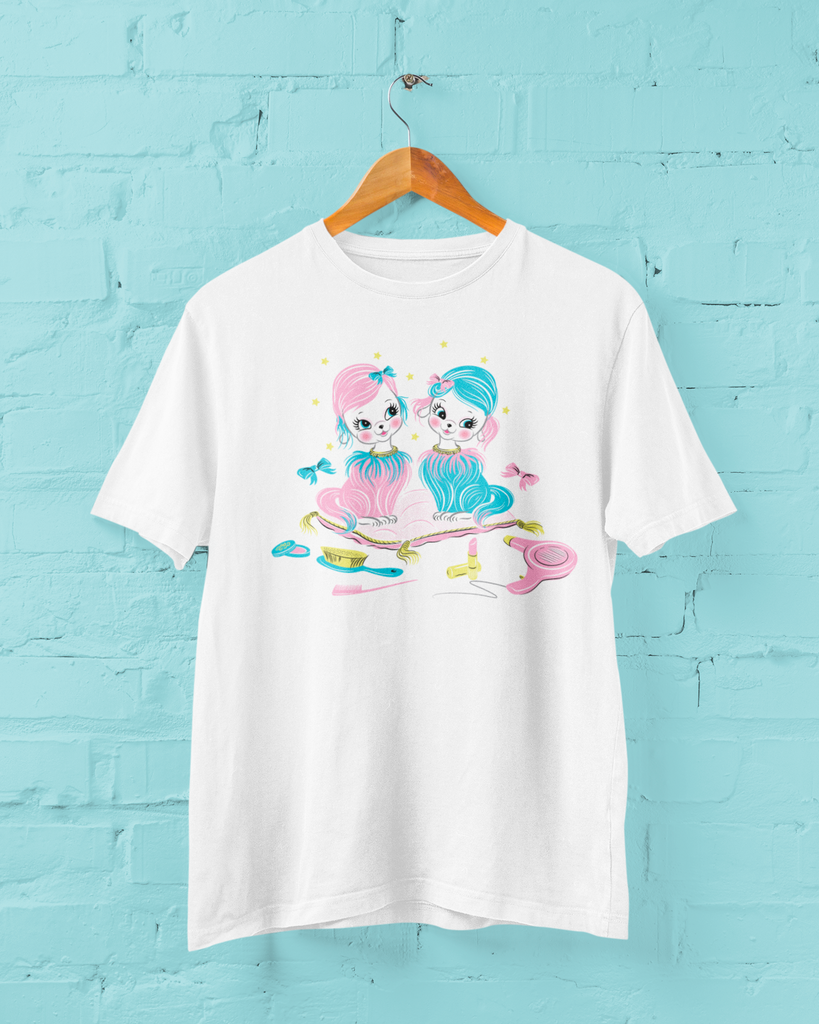Glamour Poodle Parlor White T-Shirt