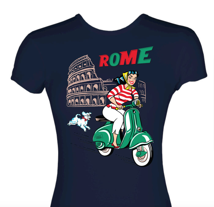Rome Italy Vespa T-Shirt