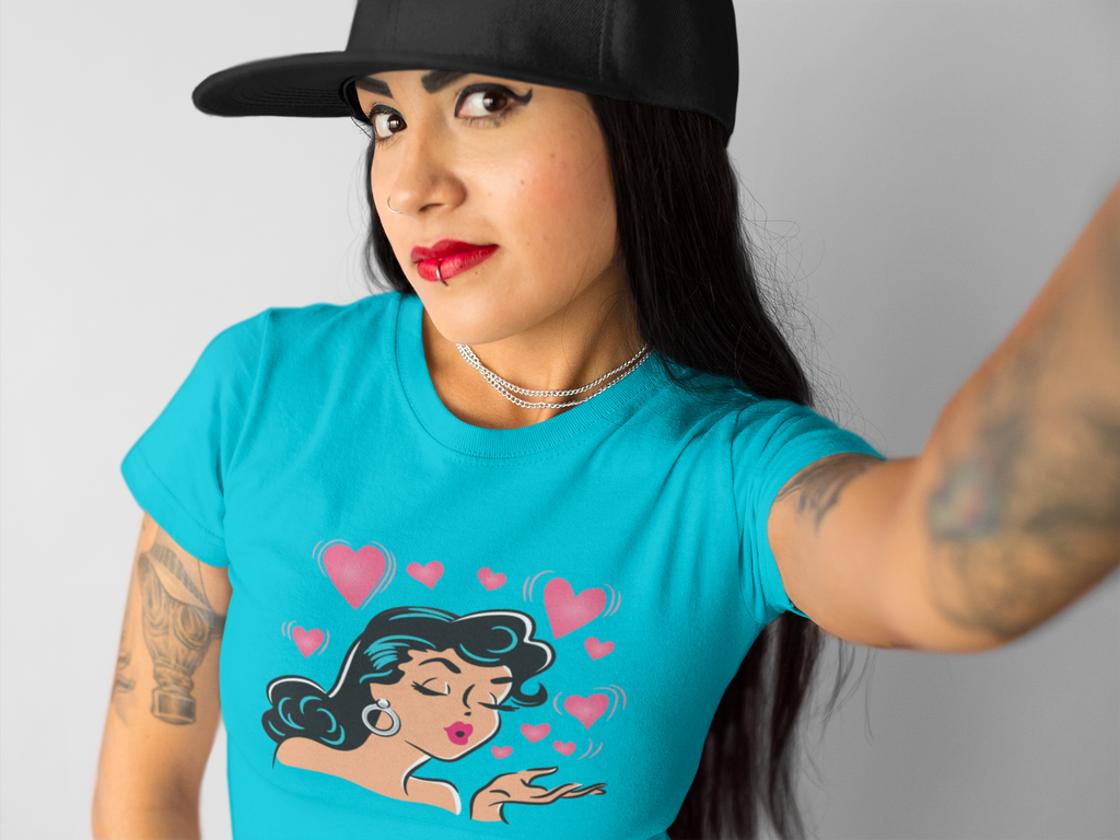 Vintage Pinup Valentine Vixen Top